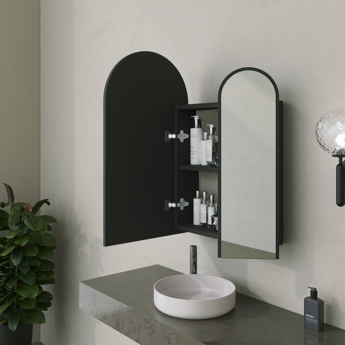 Hanah Home Gabinete de Baño Classe Cabinet - Negro, MDF 18mm, Elegante y Funcional